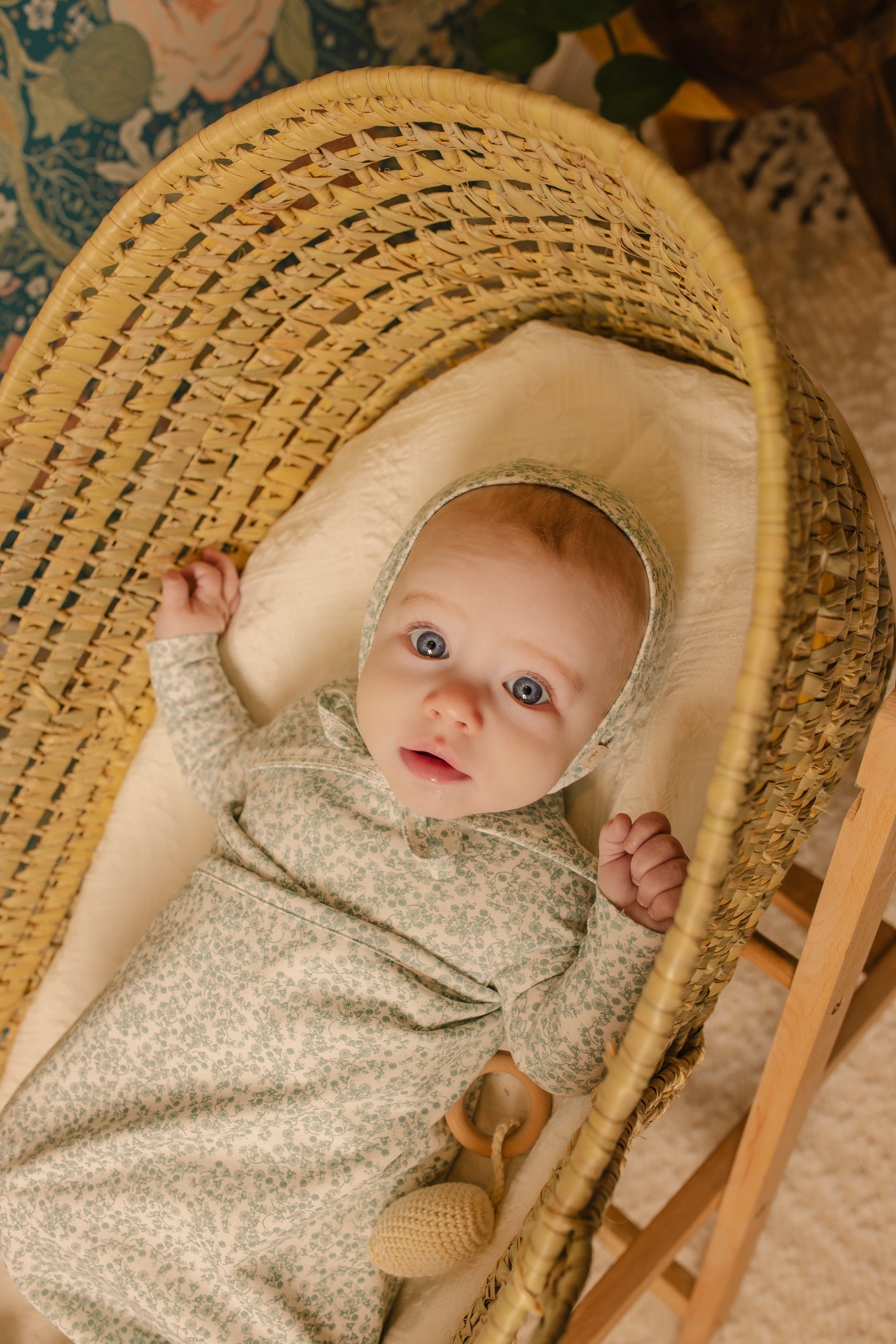 Ditsy Print Floral Layette Set