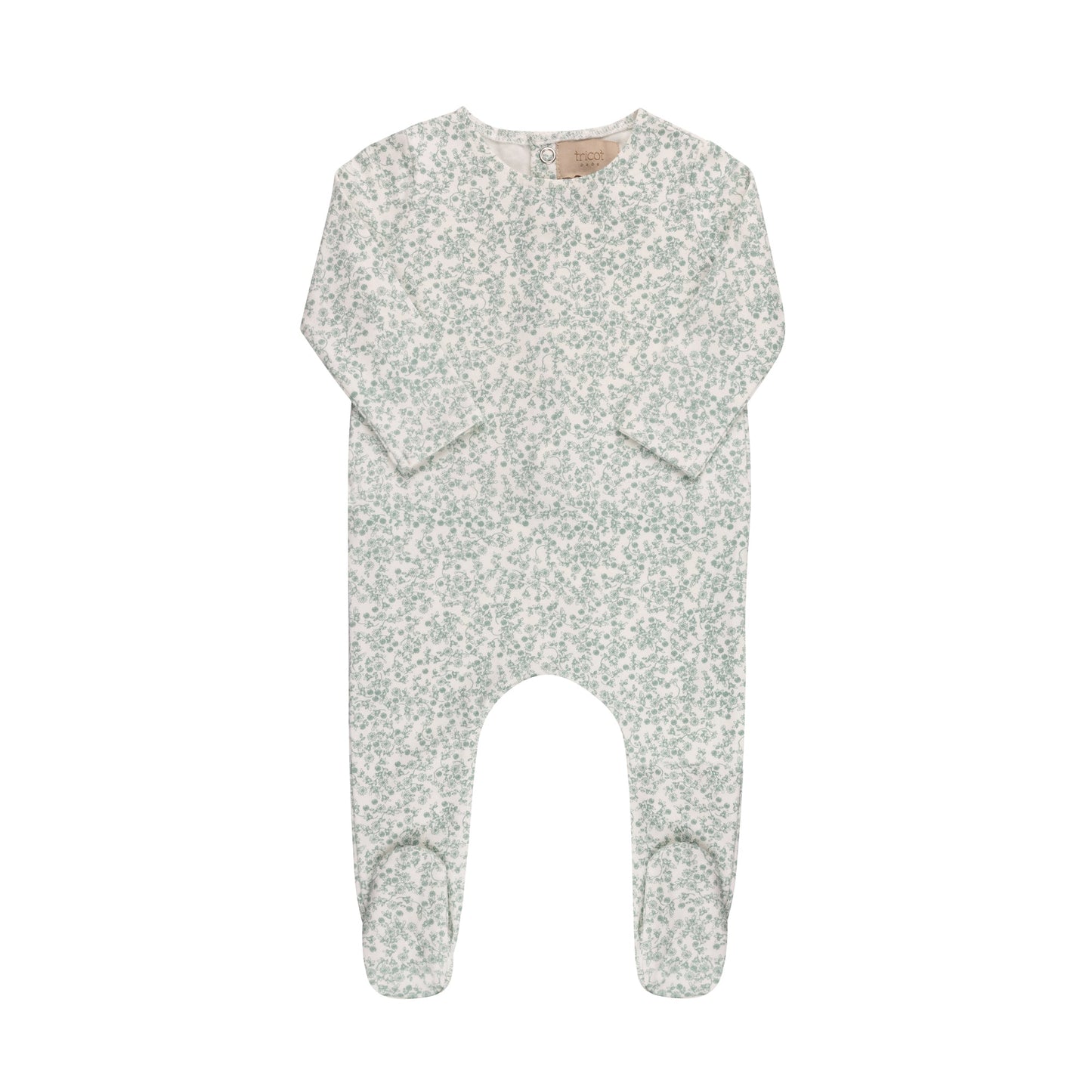 Ditsy Print Floral Footie & Hat