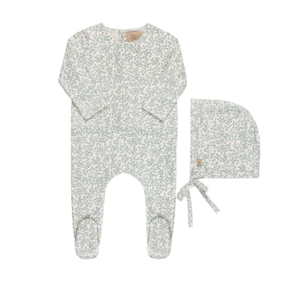 Ditsy Print Floral Layette Set