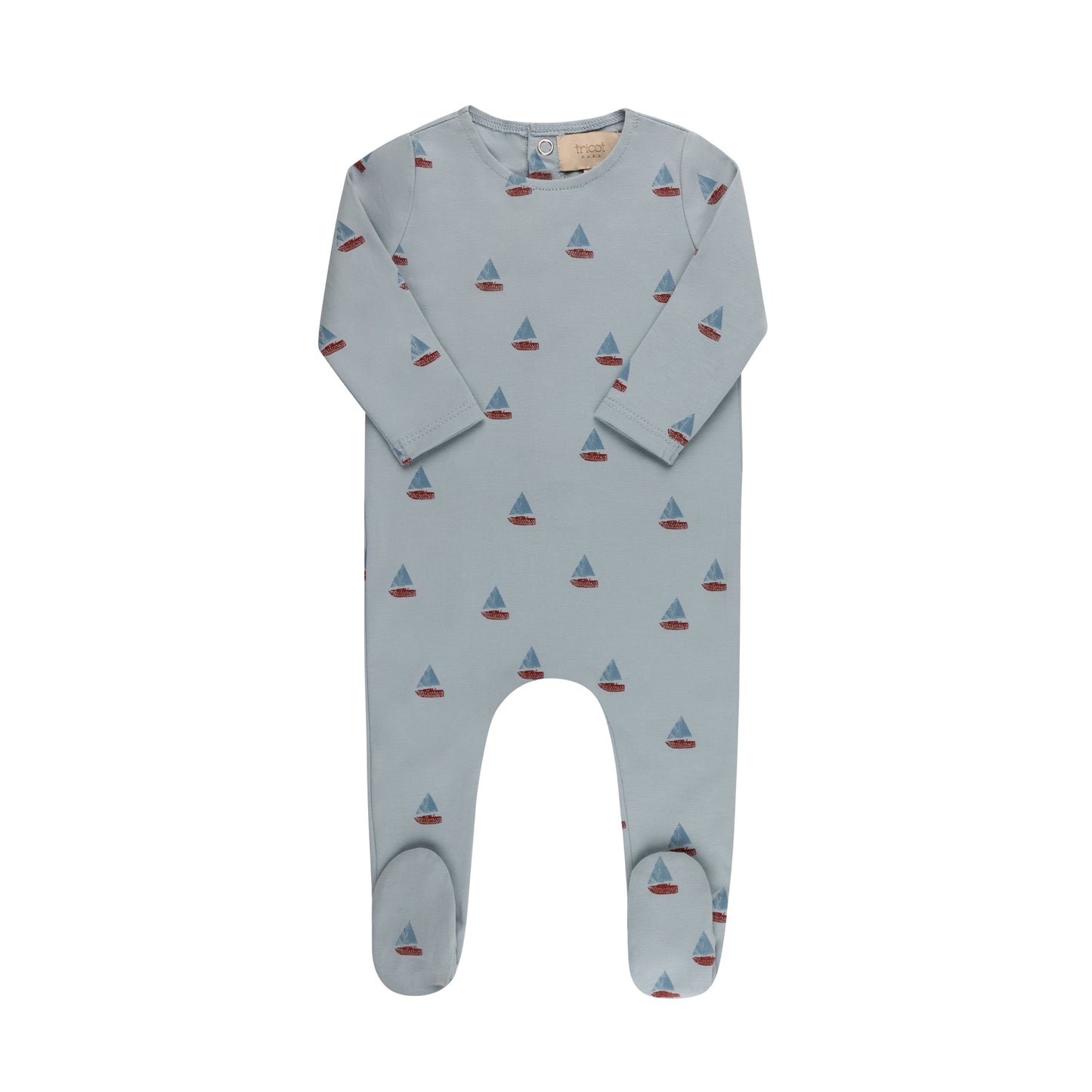 Printed Cherries/ Boat Footie & Hat