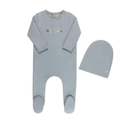 Embroidered Clothesline Layette set