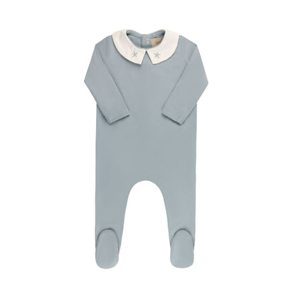 Embroidered Collar Layette Set