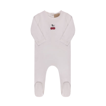 Embroidered Cherries/ Boat  Layette Set