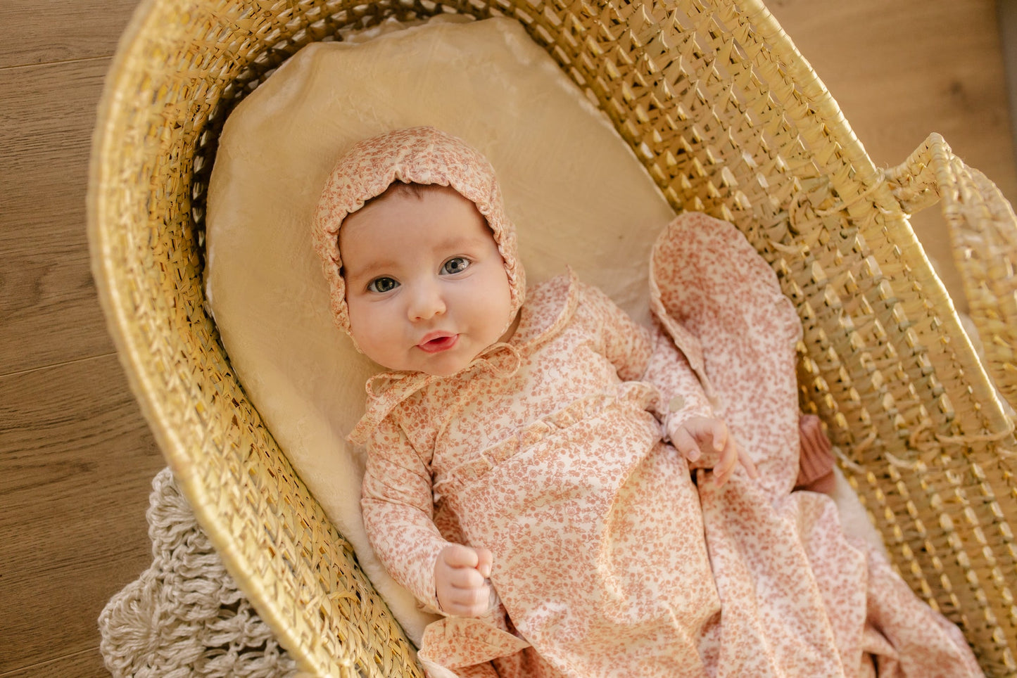 Ditsy Print Floral Layette Set