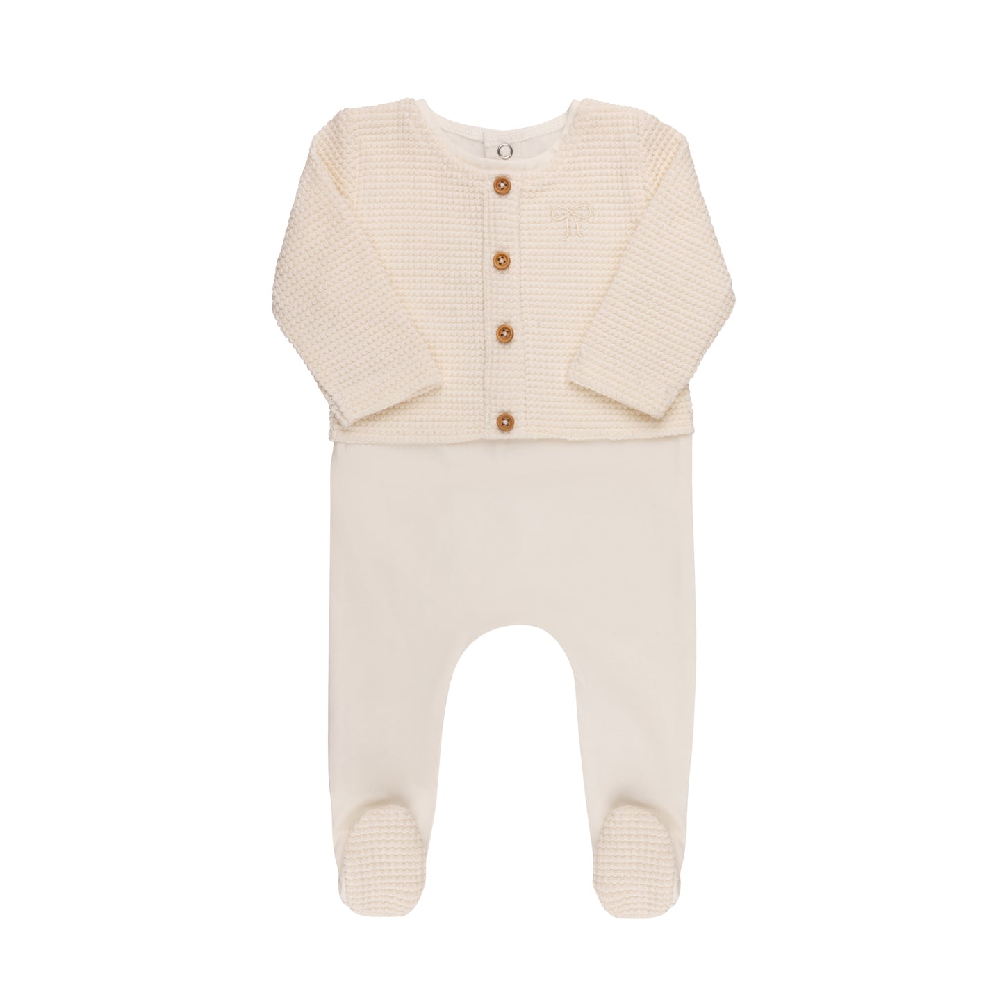 Faux Cardigan Layette Set  (Velour Edition)
