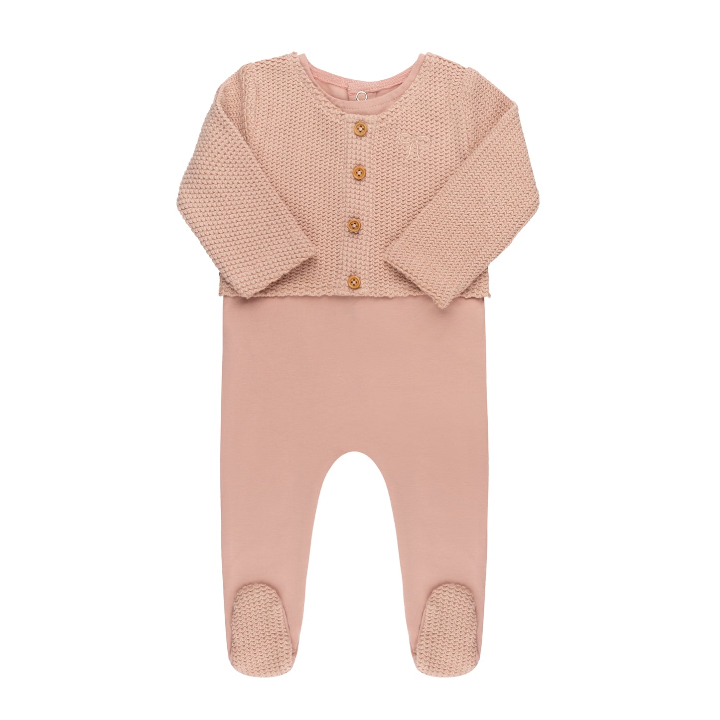 Faux Cardigan Layette Set  (Velour Edition)